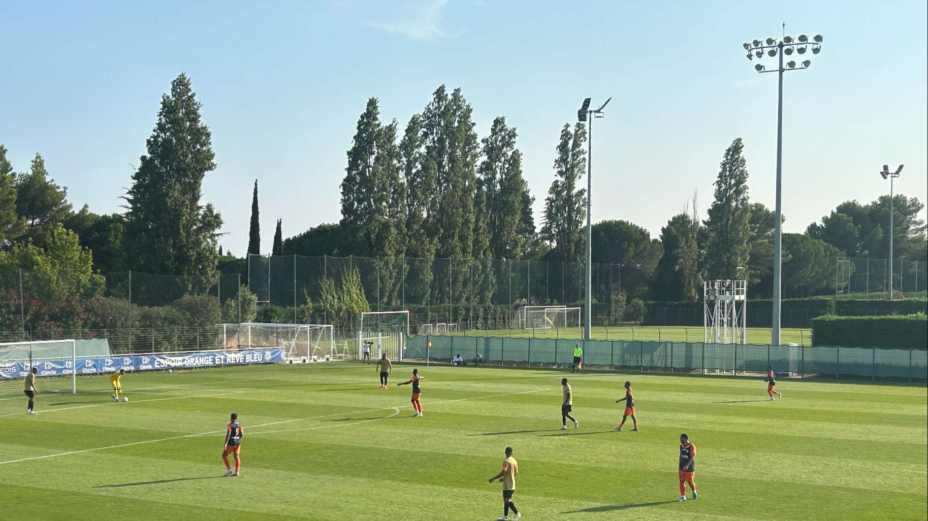 Martigues MHSC-FC: 1 to 0 at the break for Montpellier