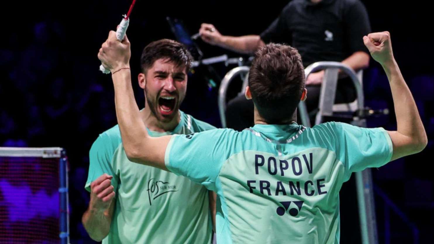Les Fosséens Toma Junior et Christo Popov champions d'Europe de badminton